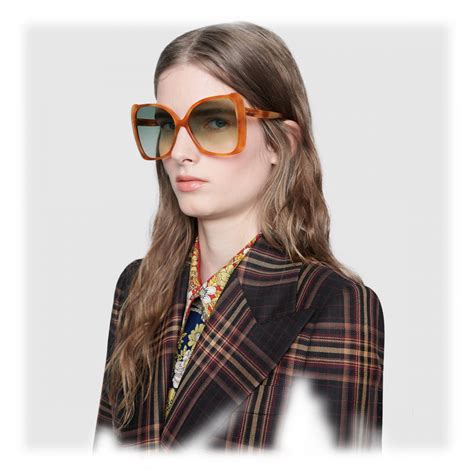 occhiali da sole gucci oversize|Gucci Eyewear Oversized Square Sunglasses .